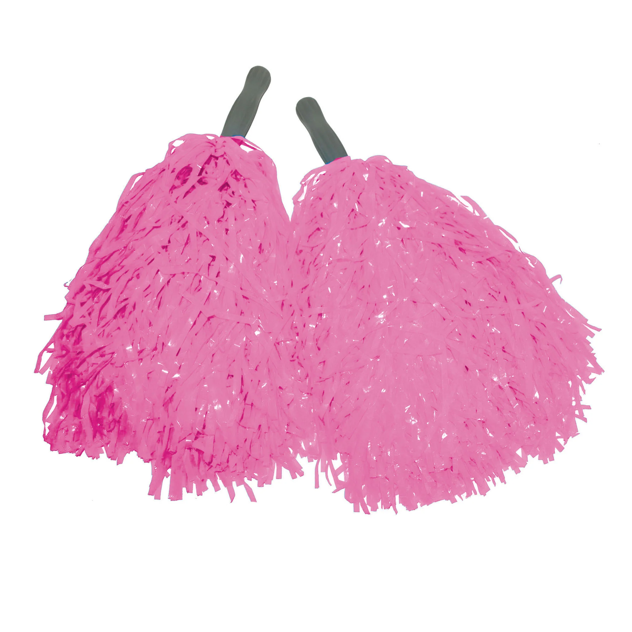 Roze pom poms op stokje