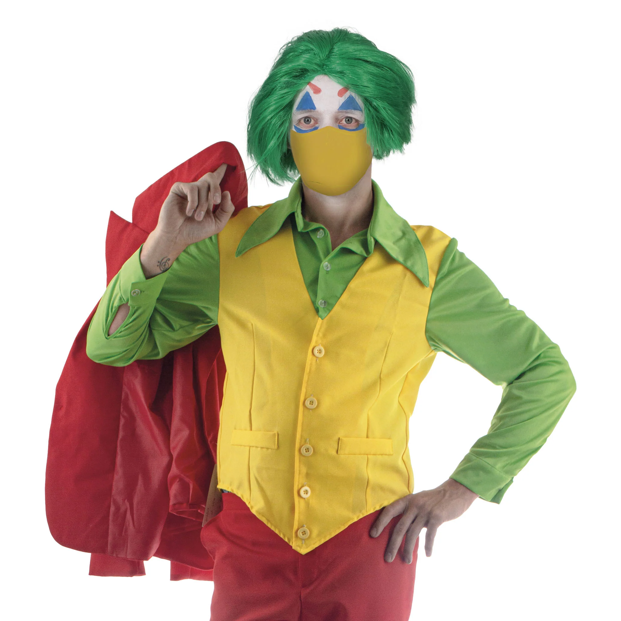 Gilet Joker in geel - Image 2