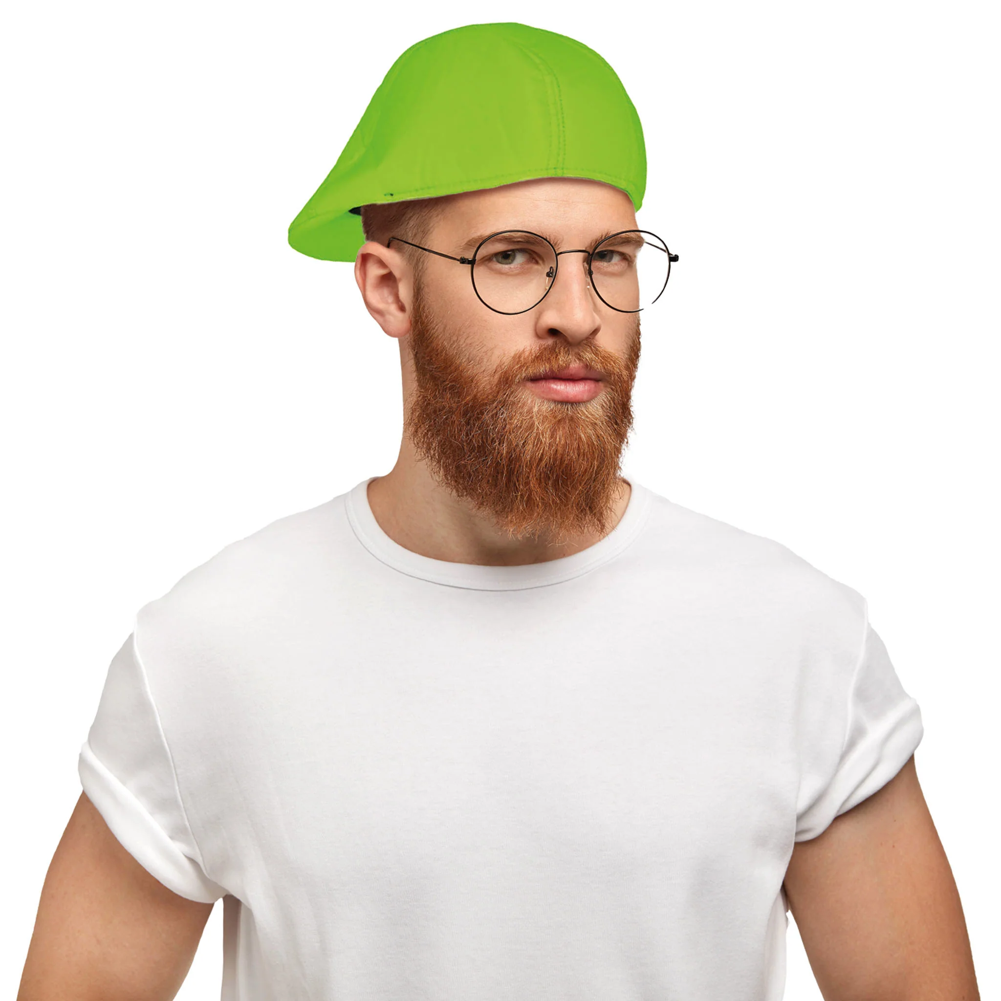 Neon groene pet