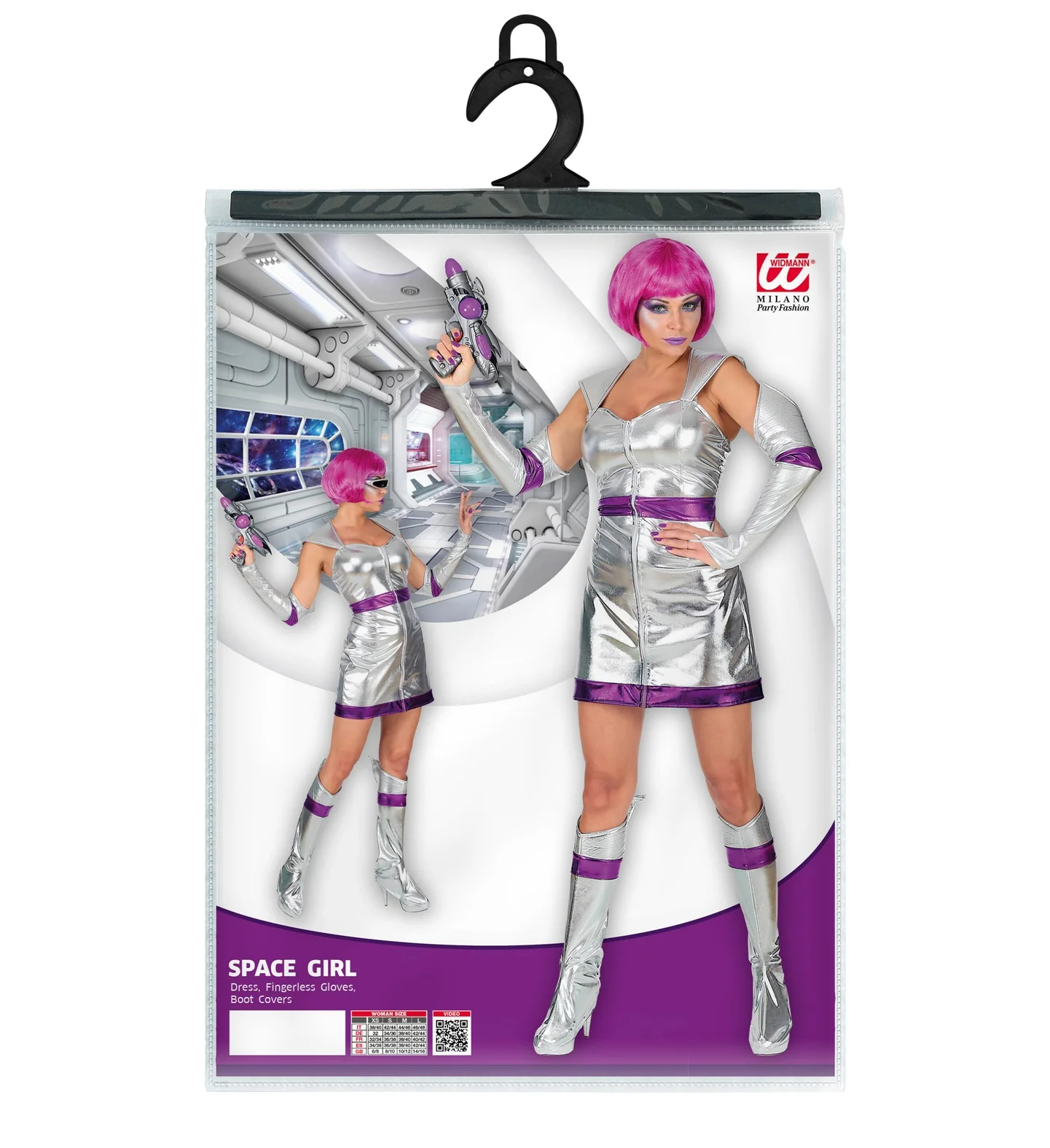 Space jurkje zilver voor dames - Image 5