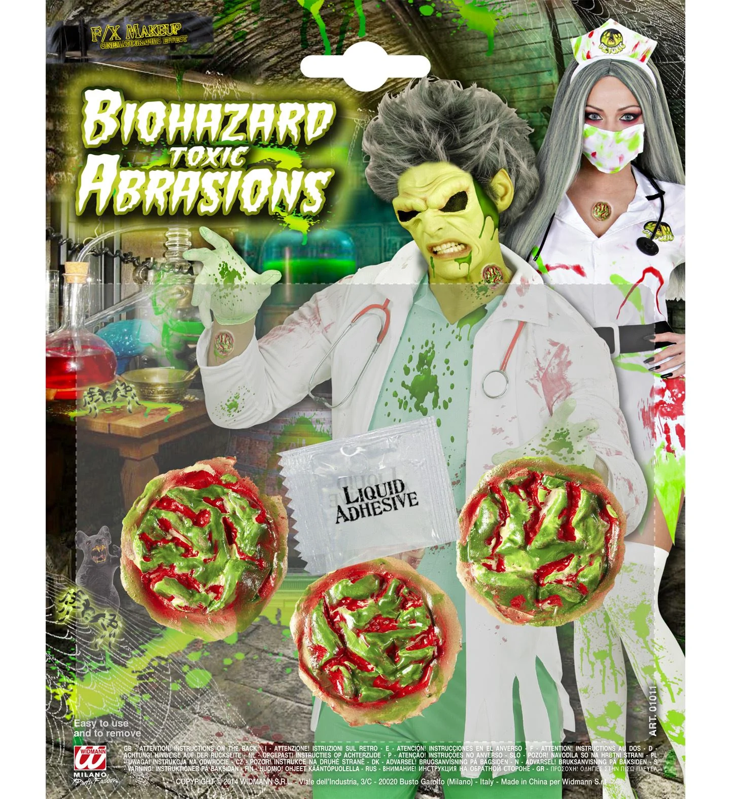 Nep schaafwond radioactief zombie latex - Image 4