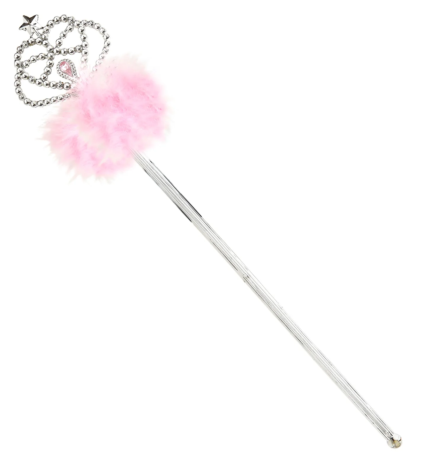Feeënstaf zilver met marabou - Image 3