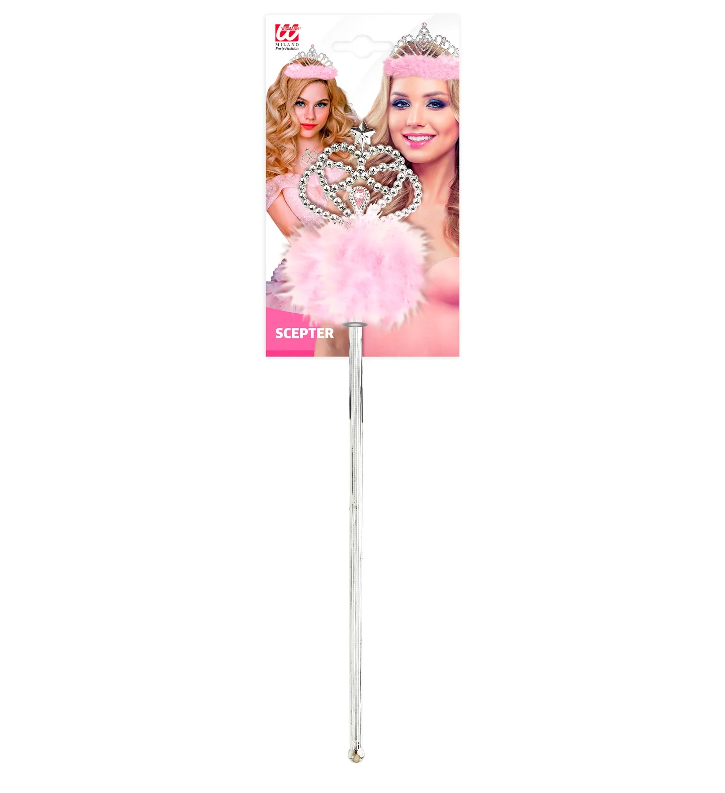 Feeënstaf zilver met marabou - Image 4