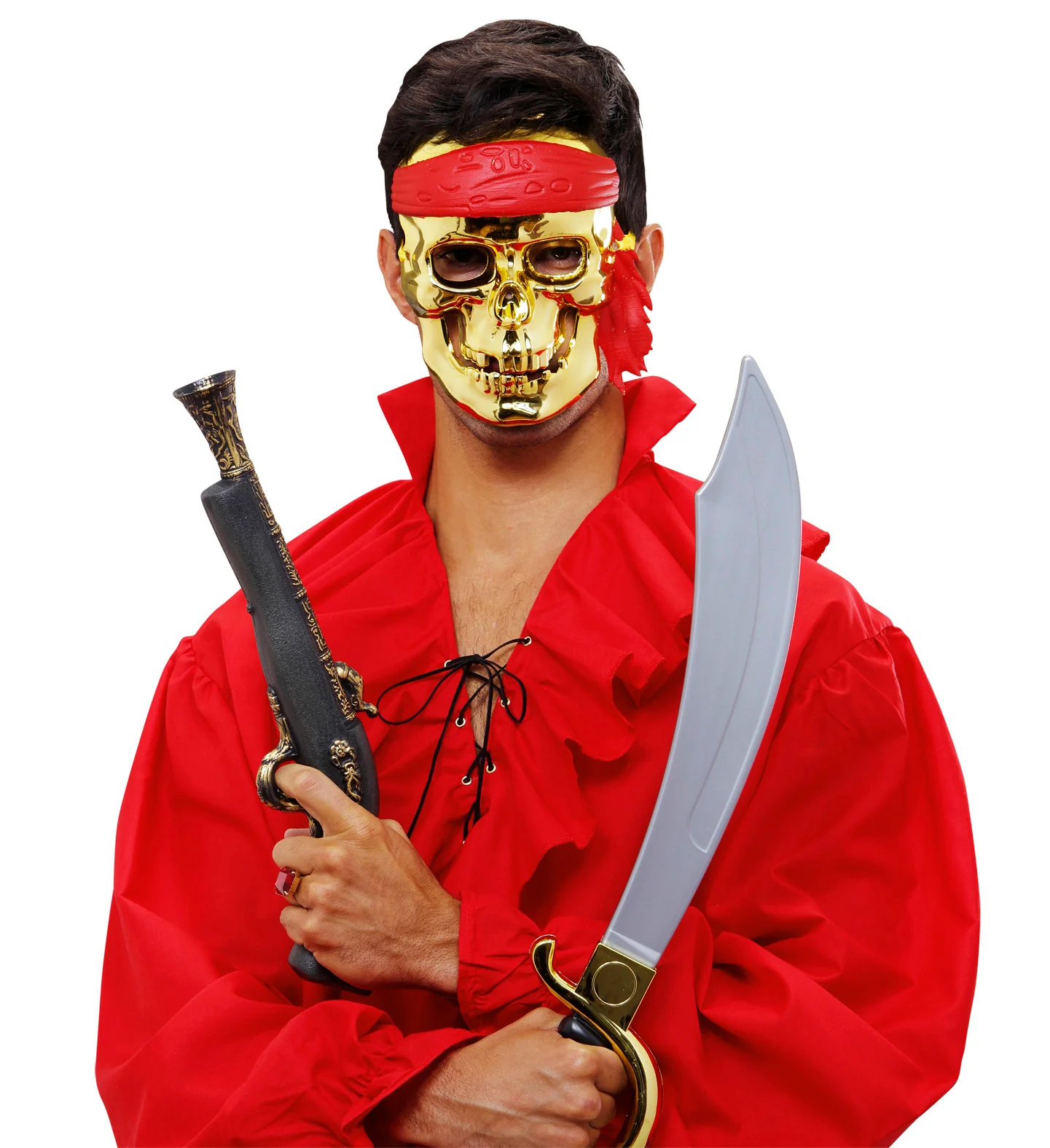 schedelmasker piraat goud - Image 2