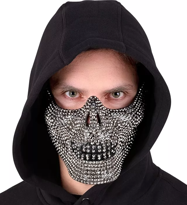 Schedelmasker strass Mees - Image 2
