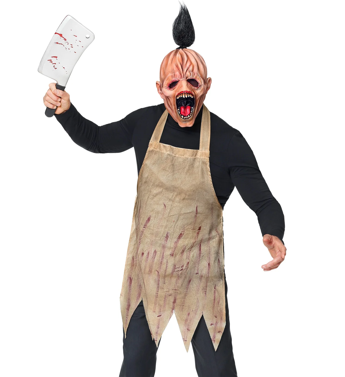 Schort zombie slager met masker - Image 2