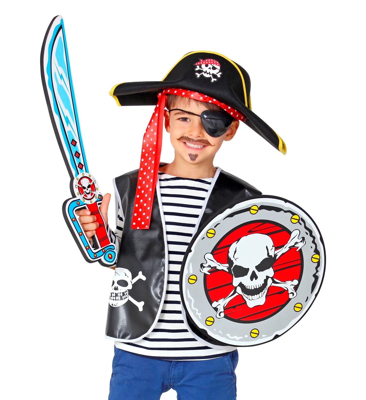 Piraten zwaard met schild - Image 5