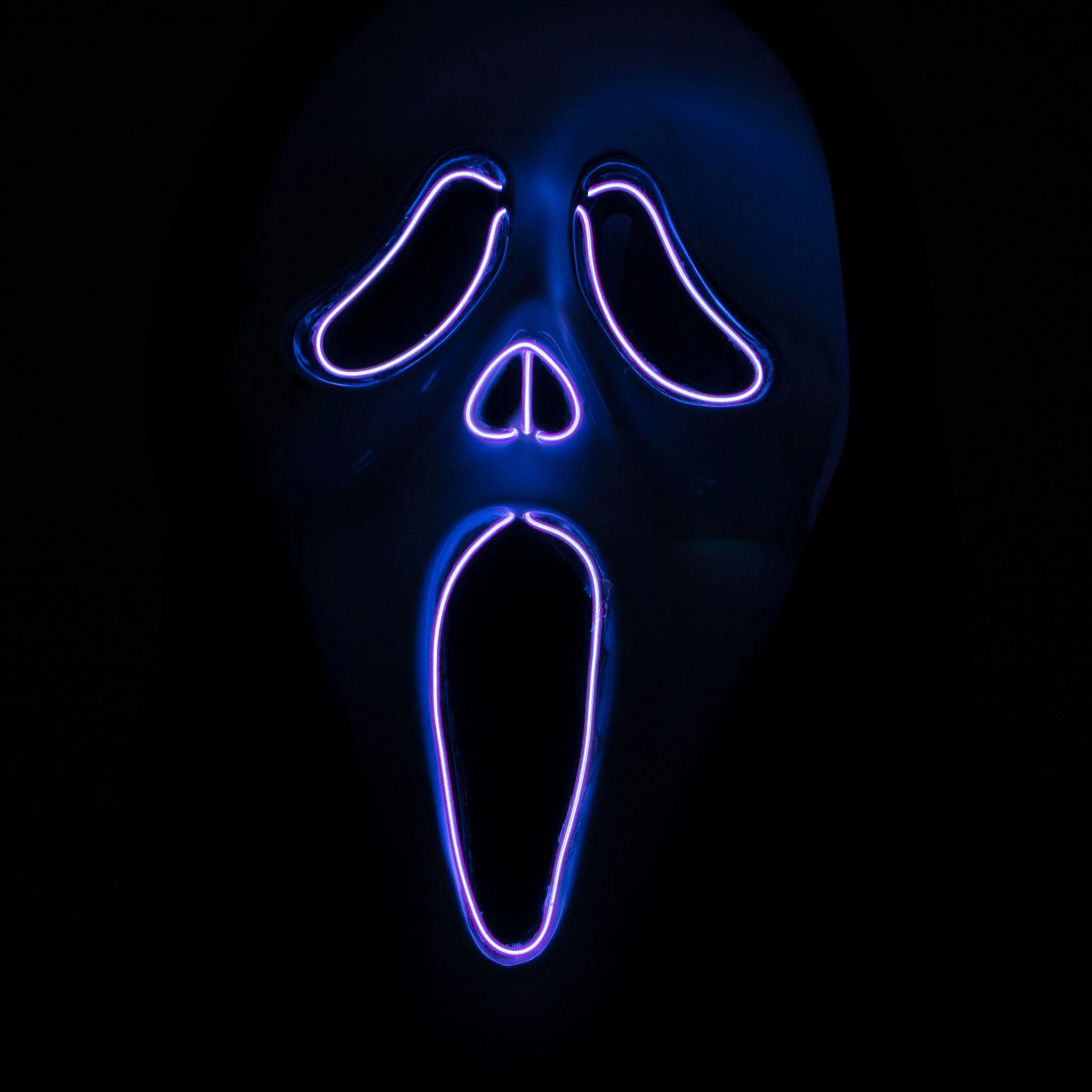 Scream masker met licht - Image 2