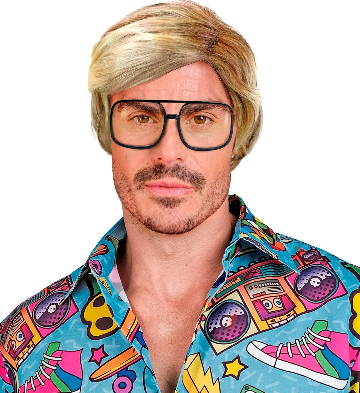 Heren PRUIK blond - Image 3