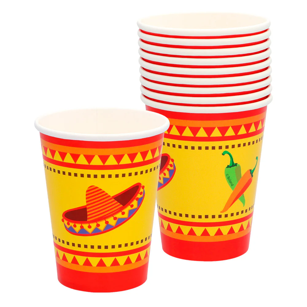 Set 10 papieren bekertjes Mexico