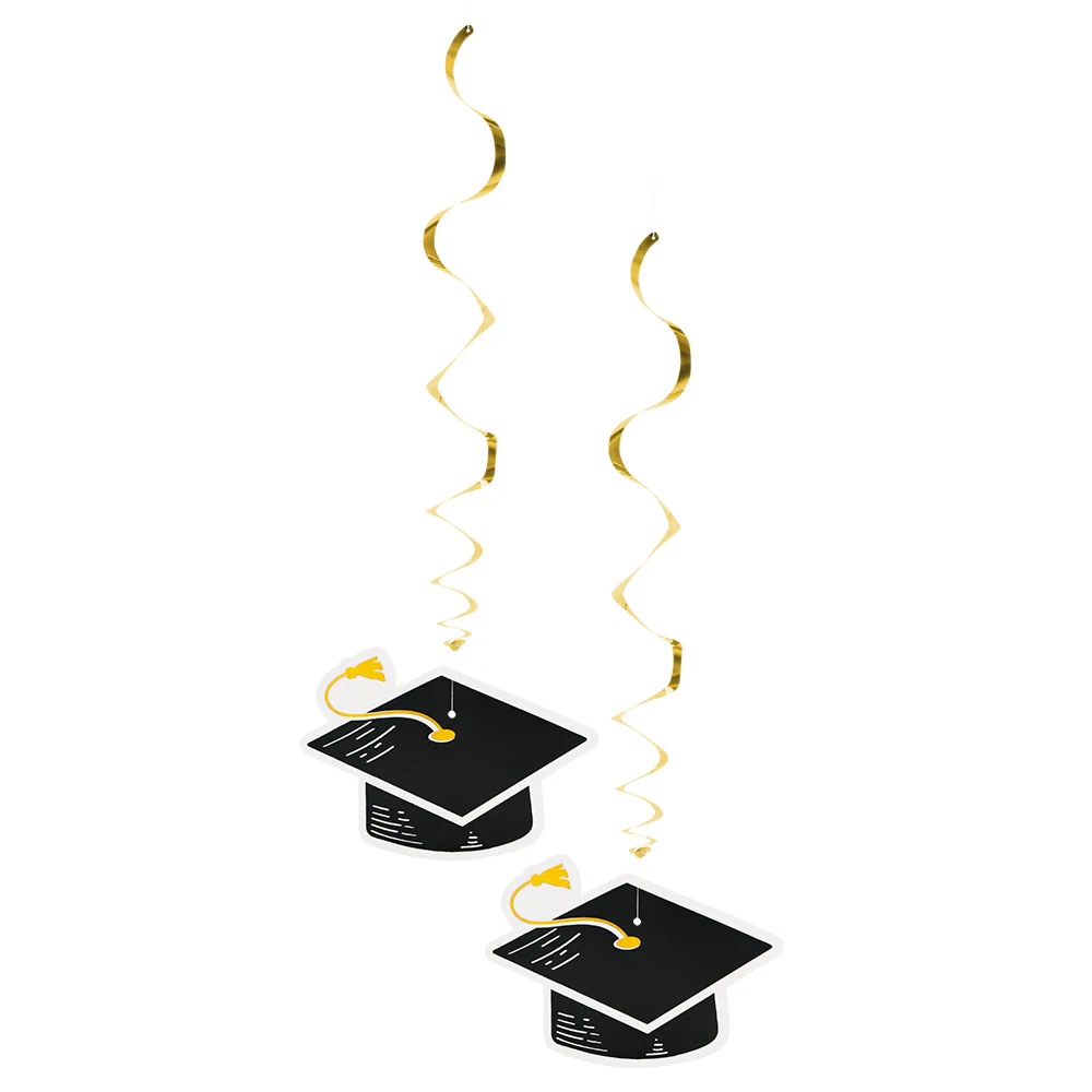 Set 2 decoratieswirls Graduation