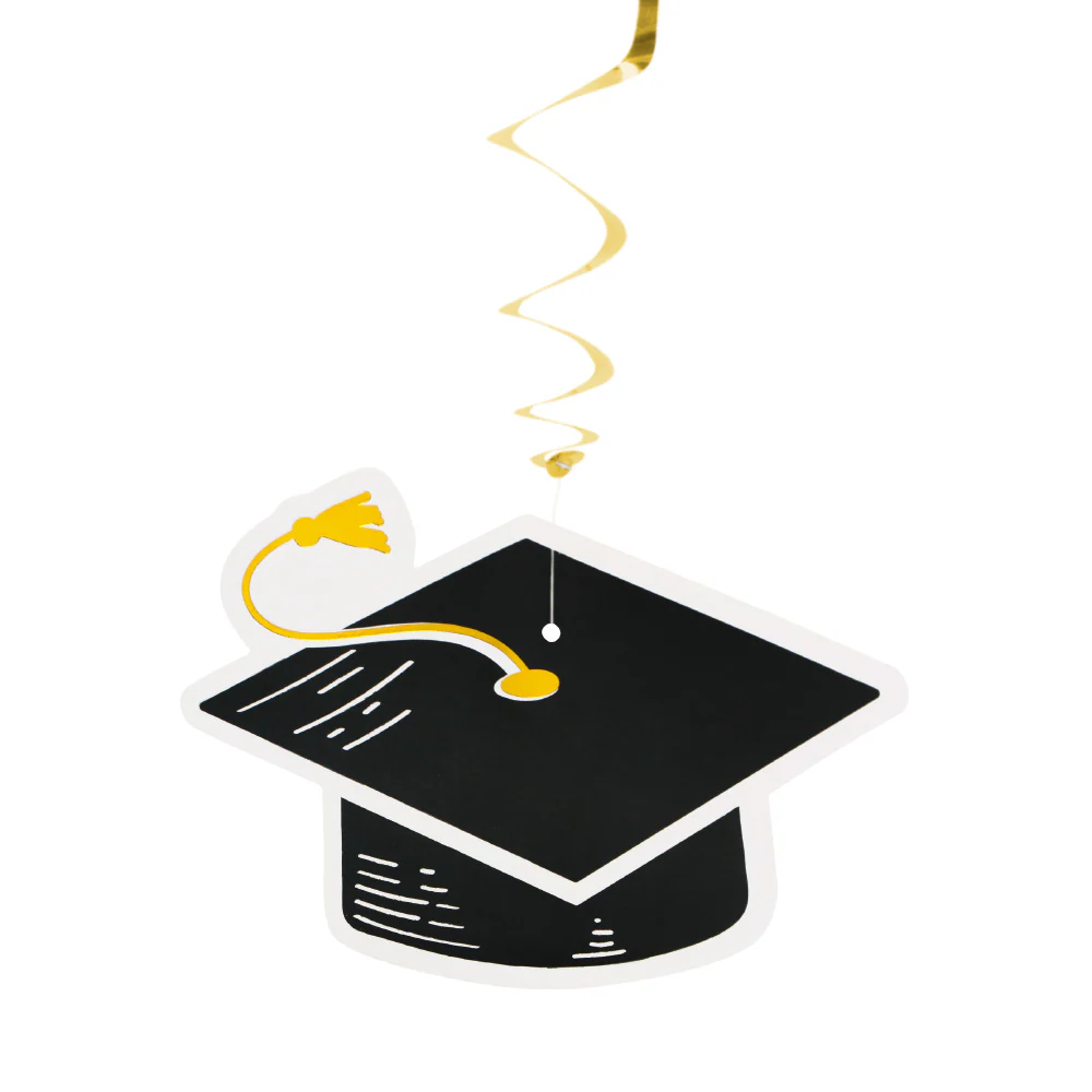 Set 2 decoratieswirls Graduation - Image 2