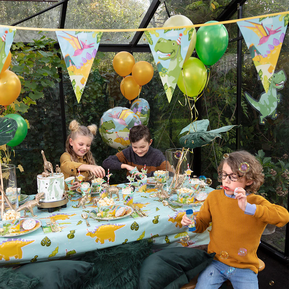 Set 20 papieren servetten Dino party - Image 3
