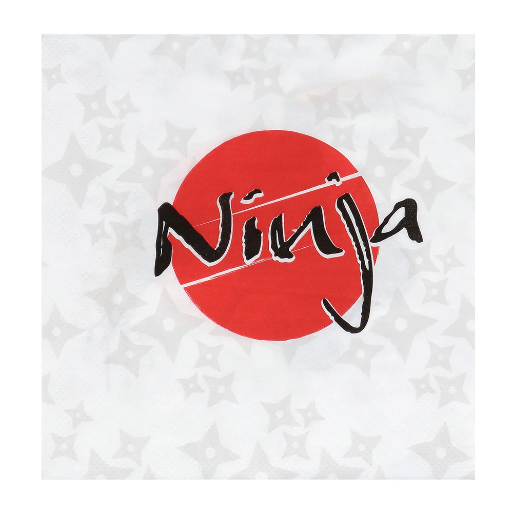 Set 20 papieren servetten 'Ninja' - Image 2