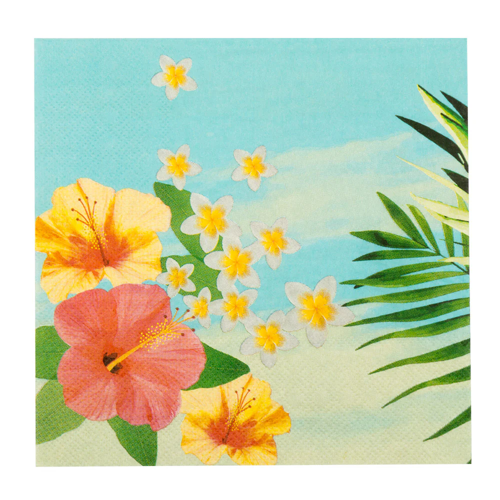 Set 20 papieren servetten Paradise - Image 2