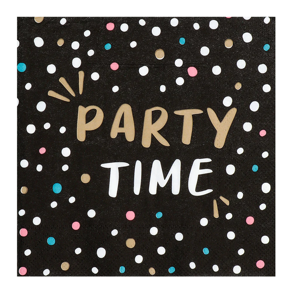 Set 20 papieren servetten 'Party time' - Image 3
