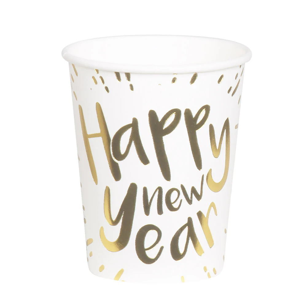 Set 6 bekertjes 'Happy new year' - Image 2