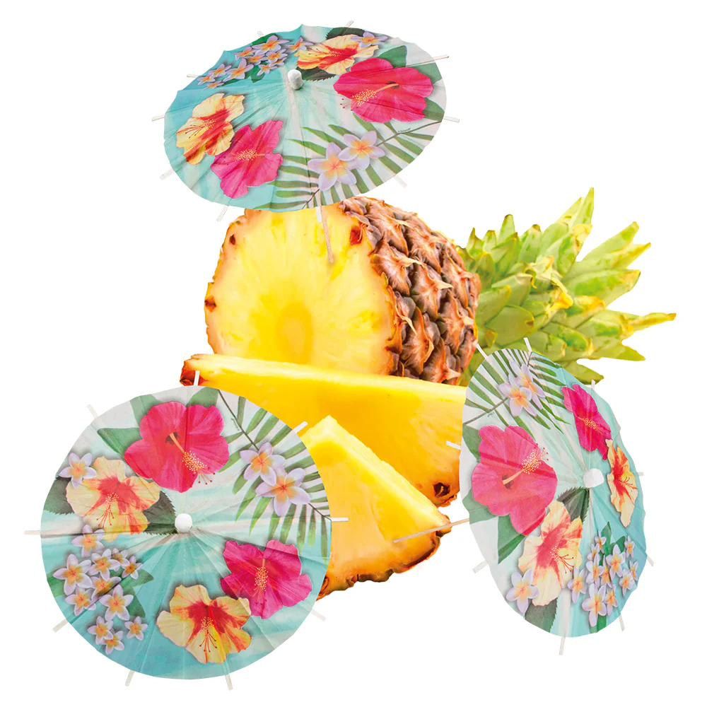 Set 6 cocktailparasols Paradise - Image 3