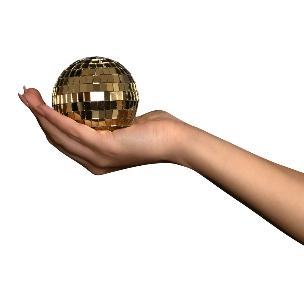 Set 6 discoballen (XS) goud - Image 3