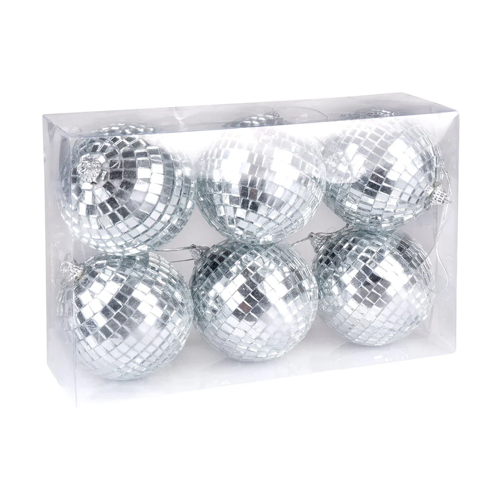 Set 6 discoballen (XS) zilver - Image 3
