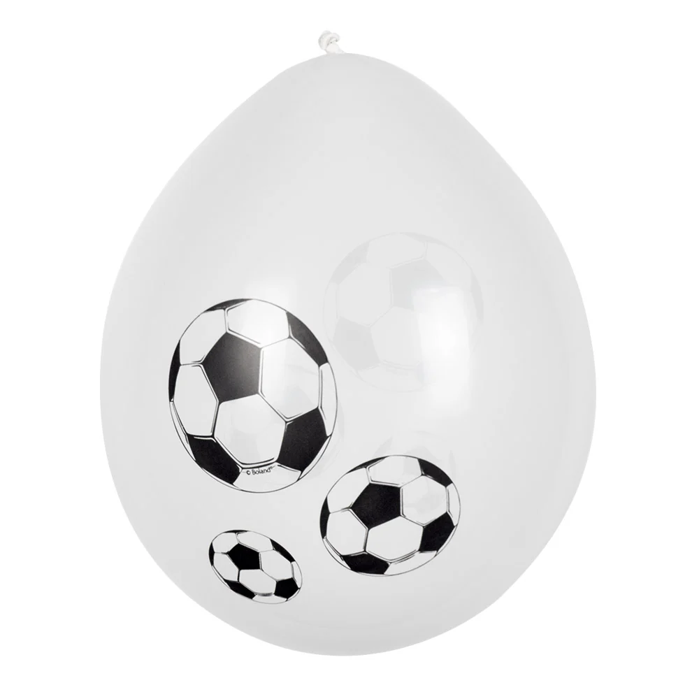 Set 6 latex ballonnen Voetbal - Image 2