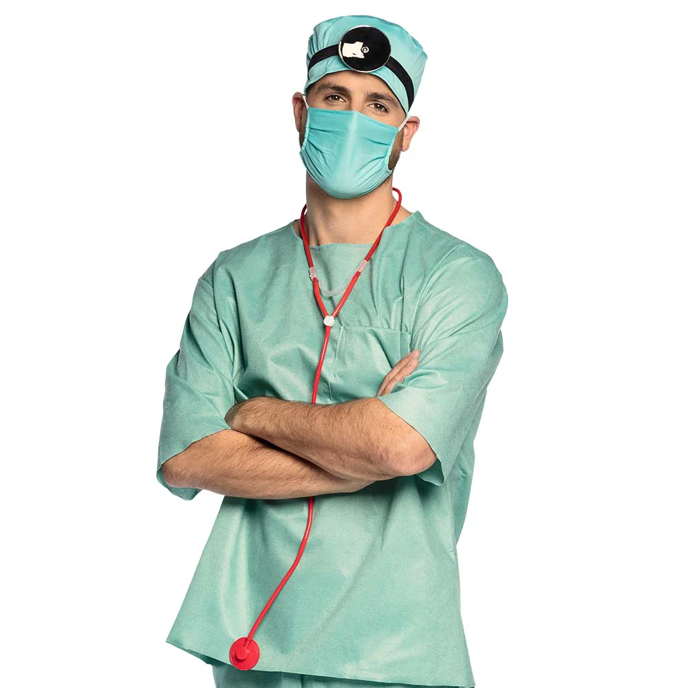 Dokter Chirurg Verpleegster verkleed set compleet - Image 2