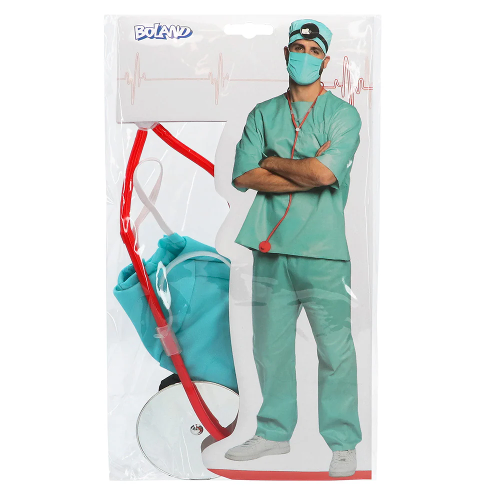 Dokter Chirurg Verpleegster verkleed set compleet - Image 6