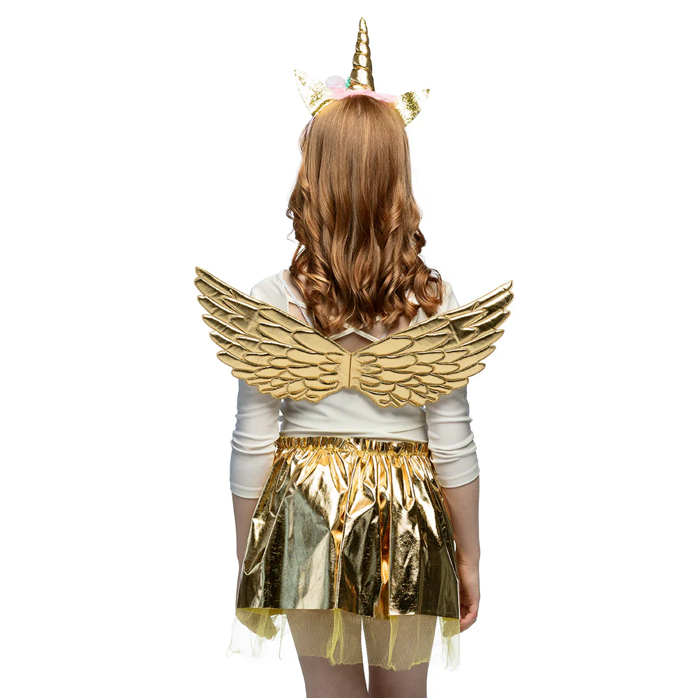 Unicorn eenhoorn verkleed set goud - Image 6