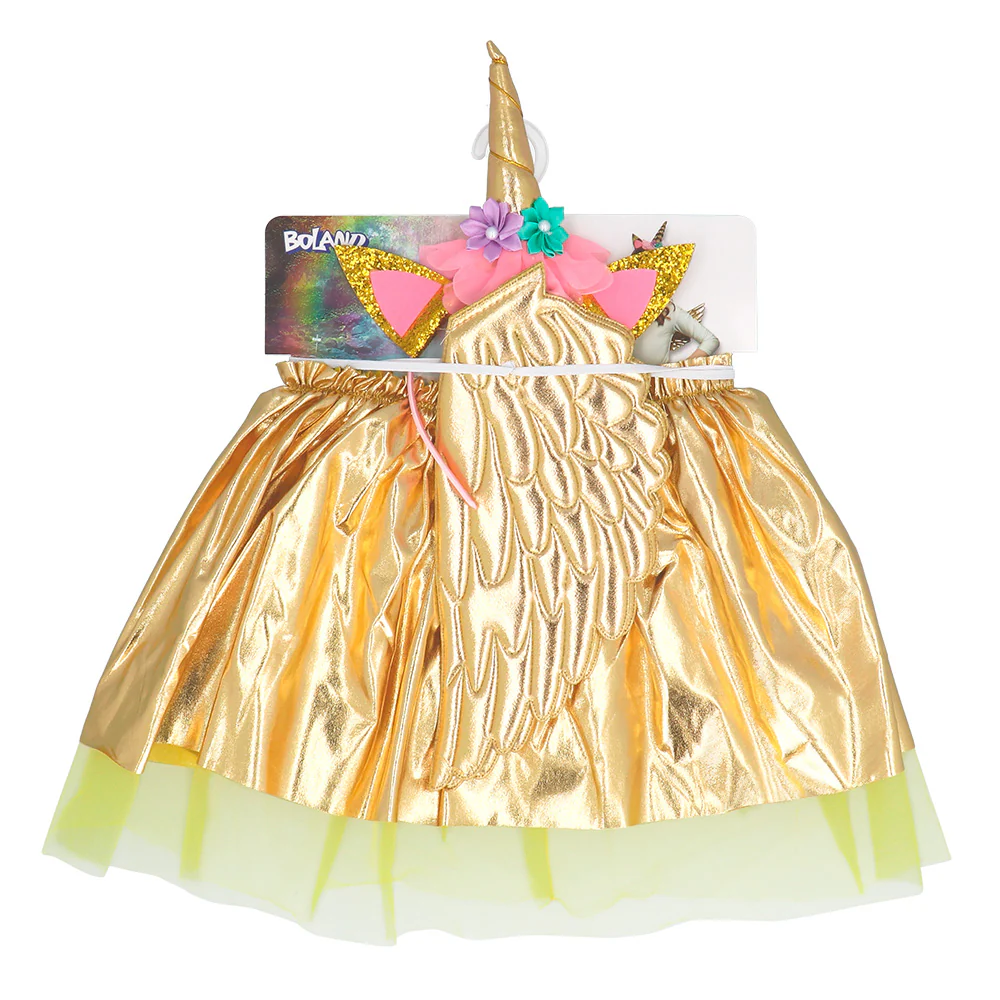 Unicorn eenhoorn verkleed set goud - Image 7