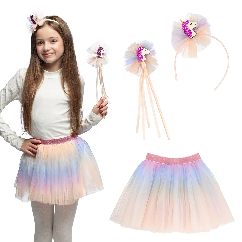 Eenhoorn verkleed set pastel - Image 2