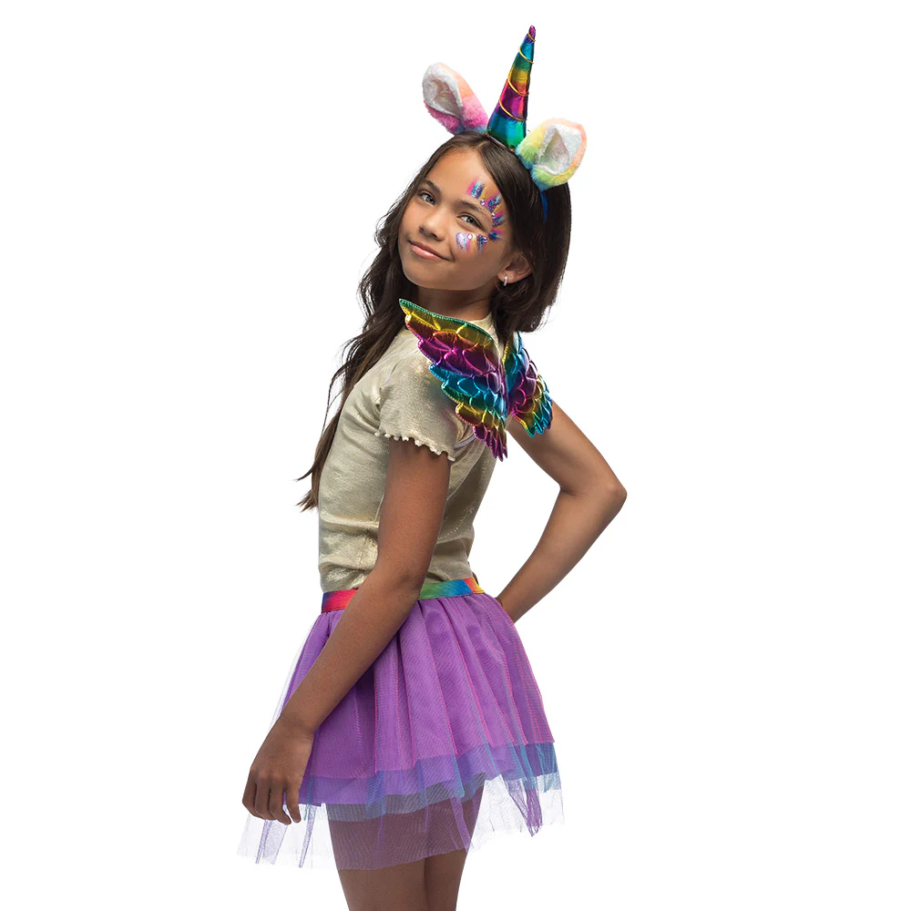Eenhoorn verkleed set regenboog kind - Image 4