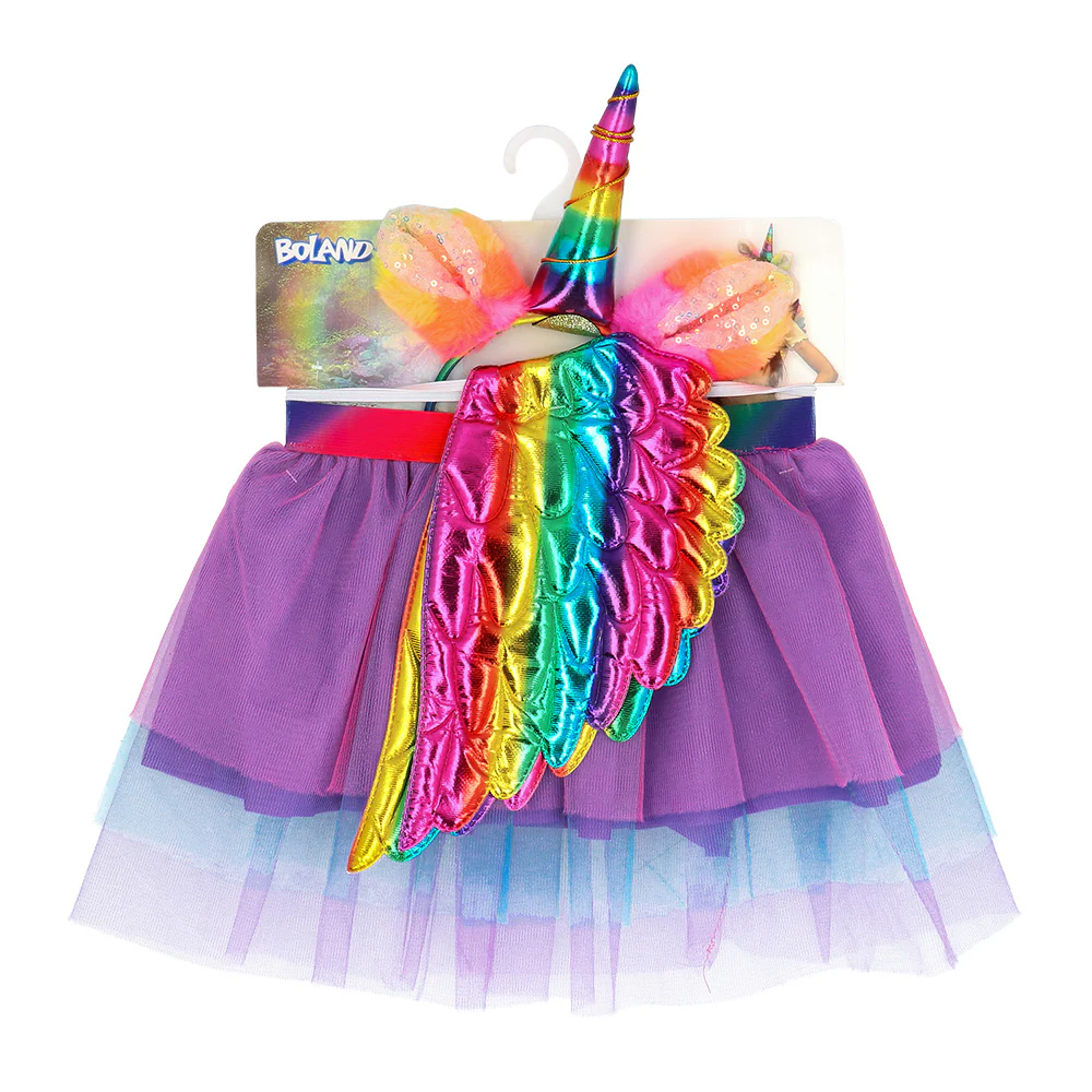 Eenhoorn verkleed set regenboog kind - Image 6