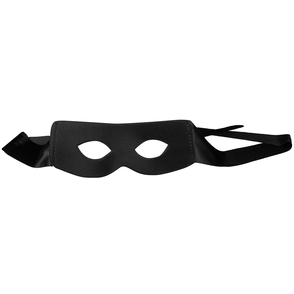 Super held cape en masker set zwart - Image 4
