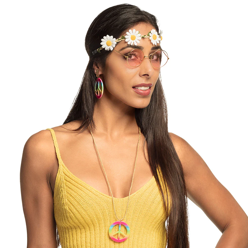 Hippie verkleed set compleet - Image 2