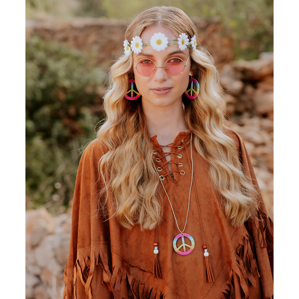 Hippie verkleed set compleet - Image 5