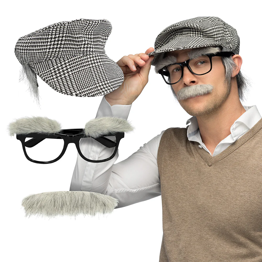 Opa verkleed set compleet