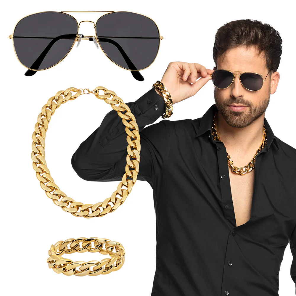 Pimp rapper accessoires set