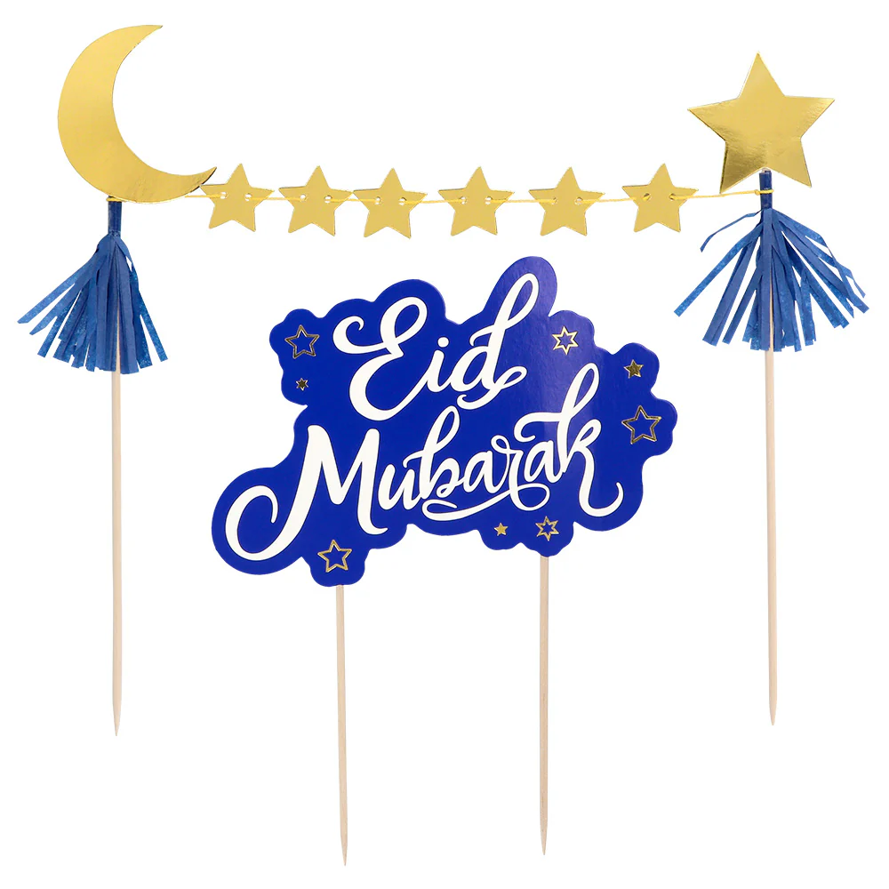 Set taartdecoratie 'Eid Mubarak'