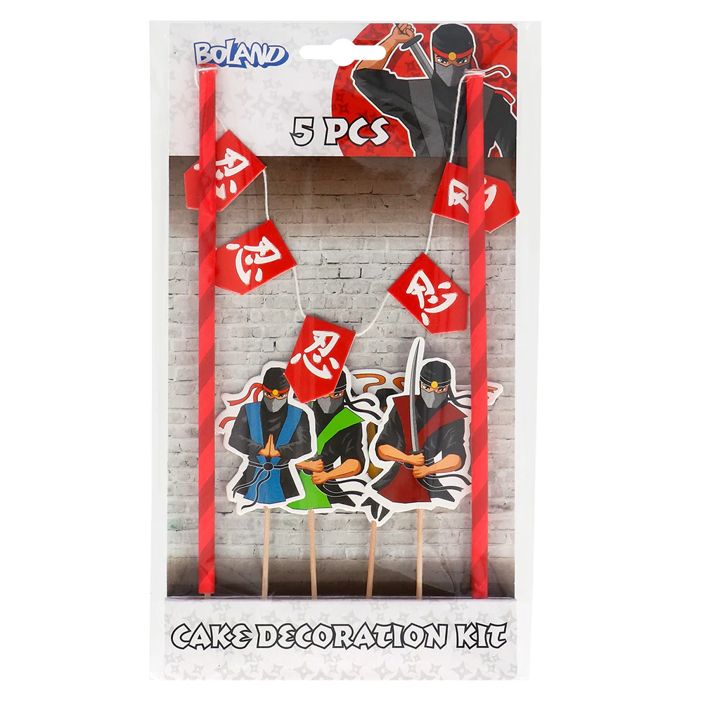 Set taartdecoratie Ninja - Image 3