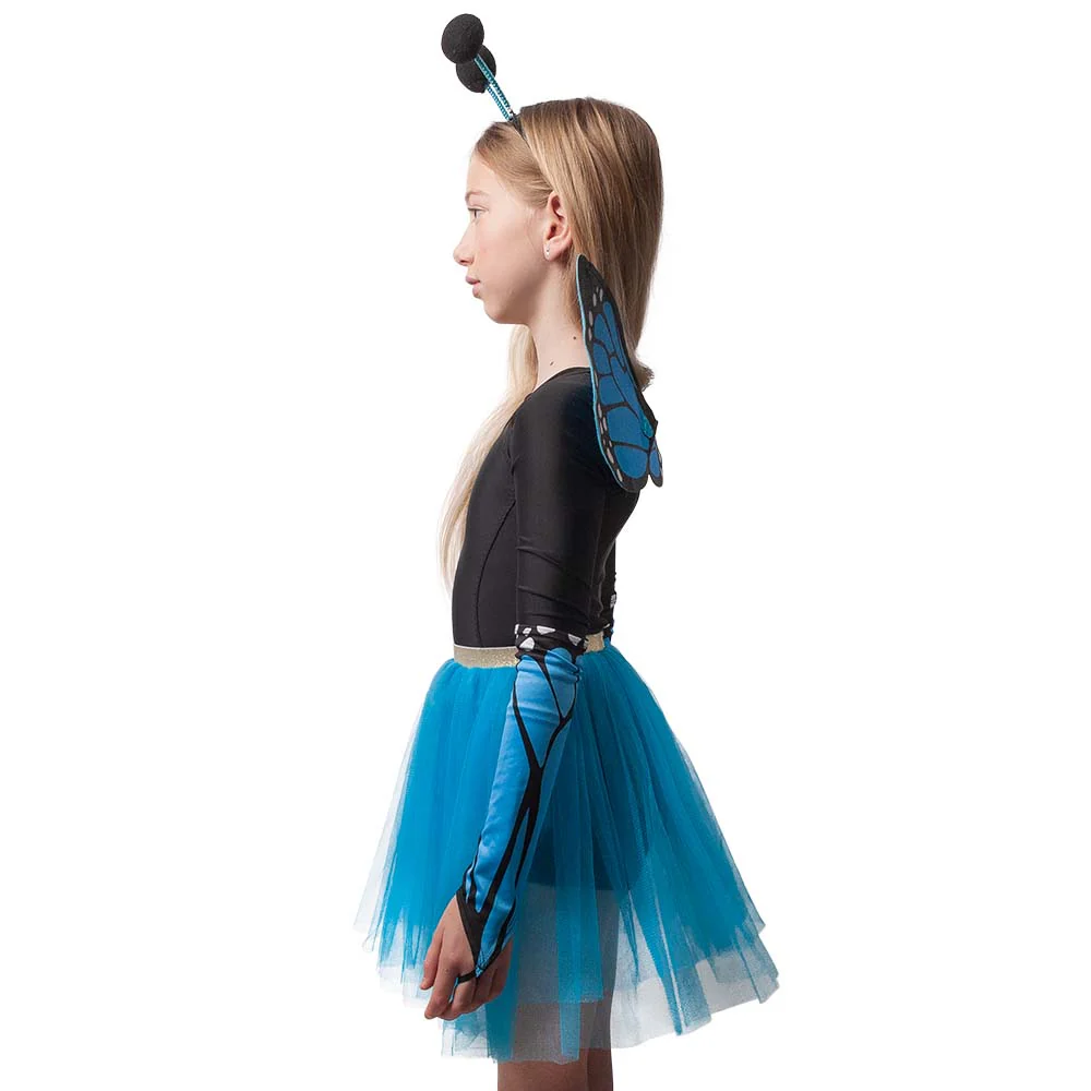 Vlinder verkleed set blauw kind - Image 4
