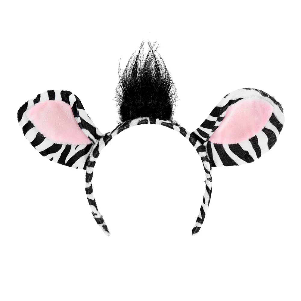 Zebra oren en staart set - Image 2