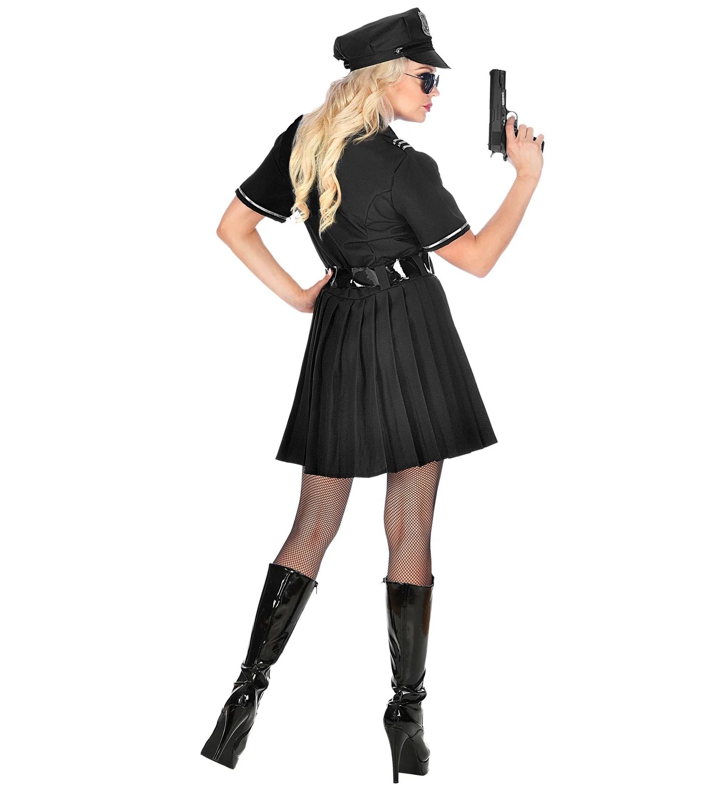 Sexy politie agente zwart - Image 3
