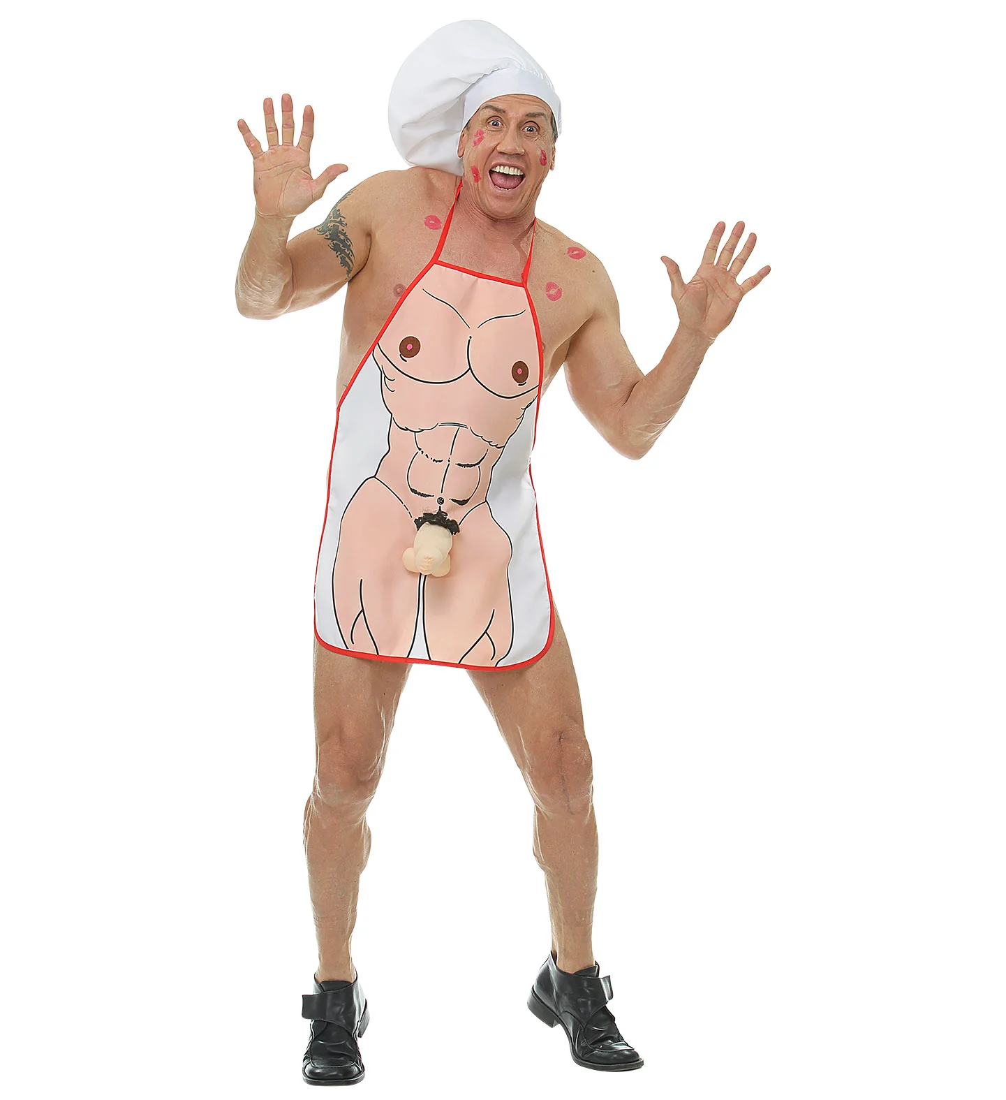 Sexy verkleed schort met piemel - Image 3