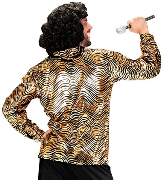 Shirt disco fever goud heren - Image 3