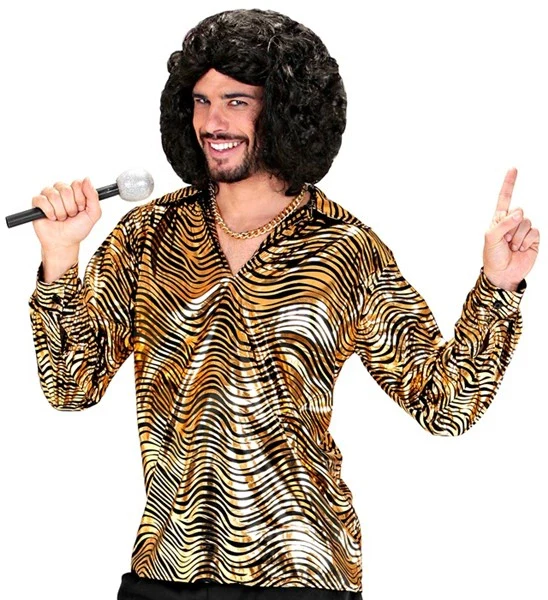 Shirt disco fever goud heren - Image 4