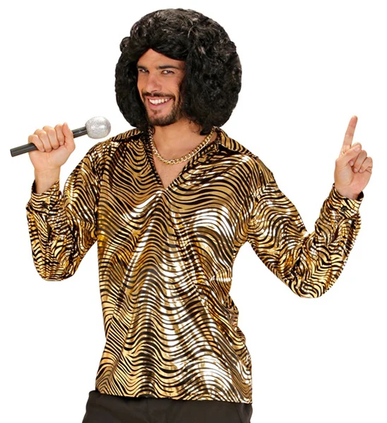 Shirt disco fever goud heren - Image 5