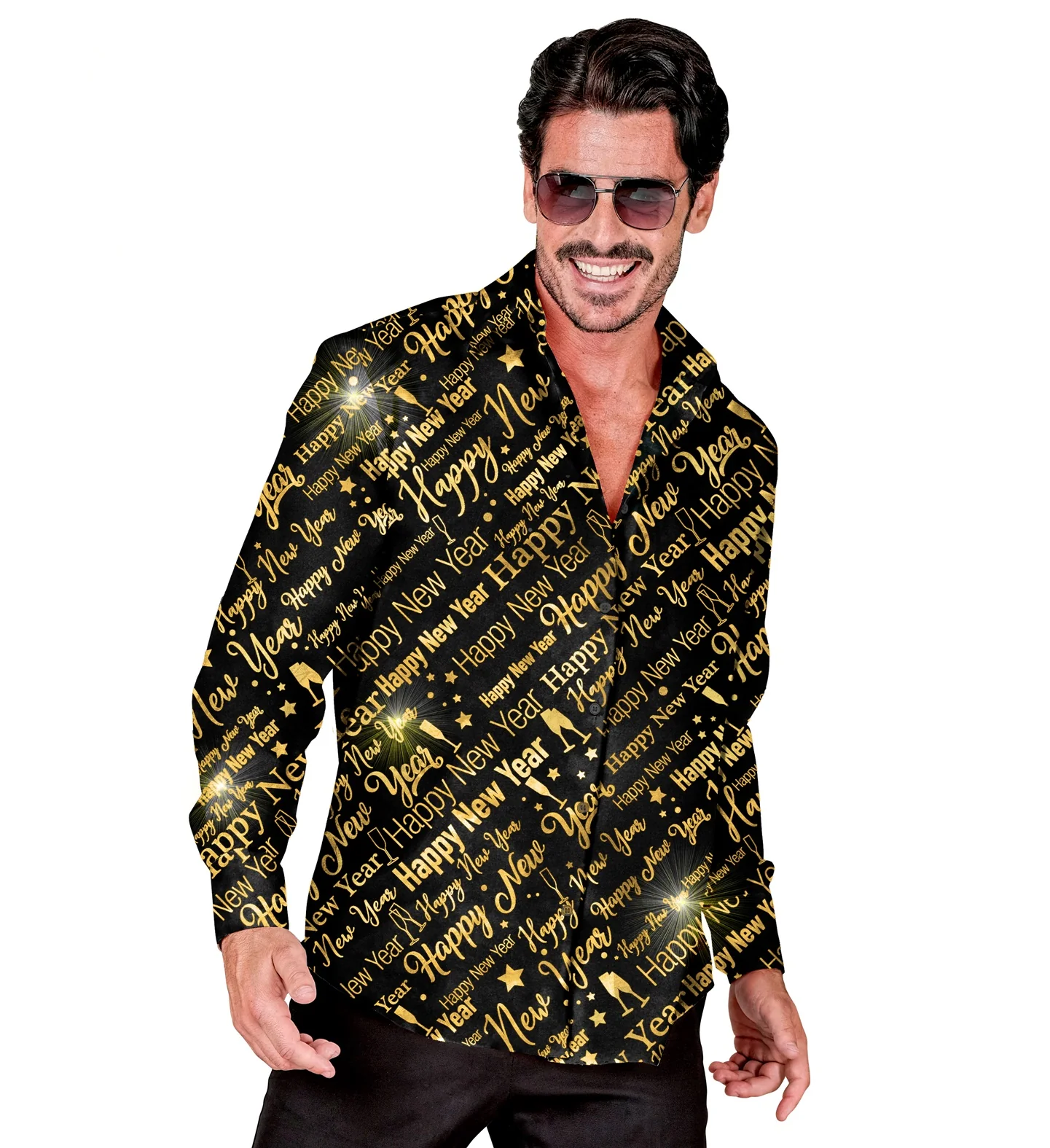 Shirt happy new year gold