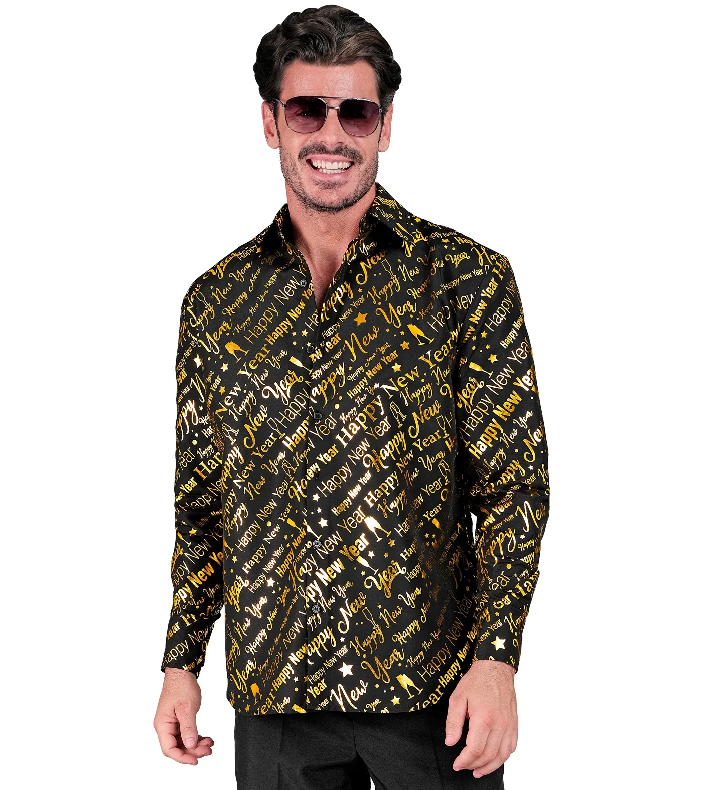 Shirt happy new year gold - Image 2