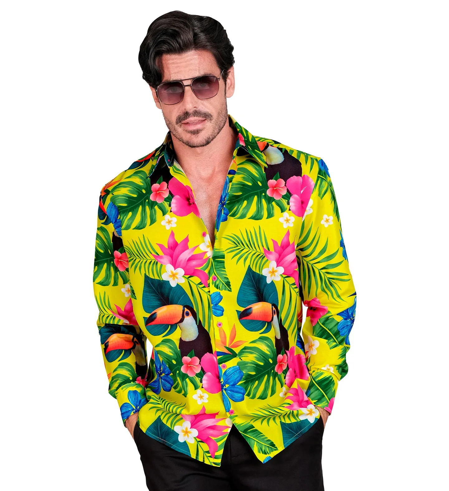 Blouse neon tropicana Troy - Image 3