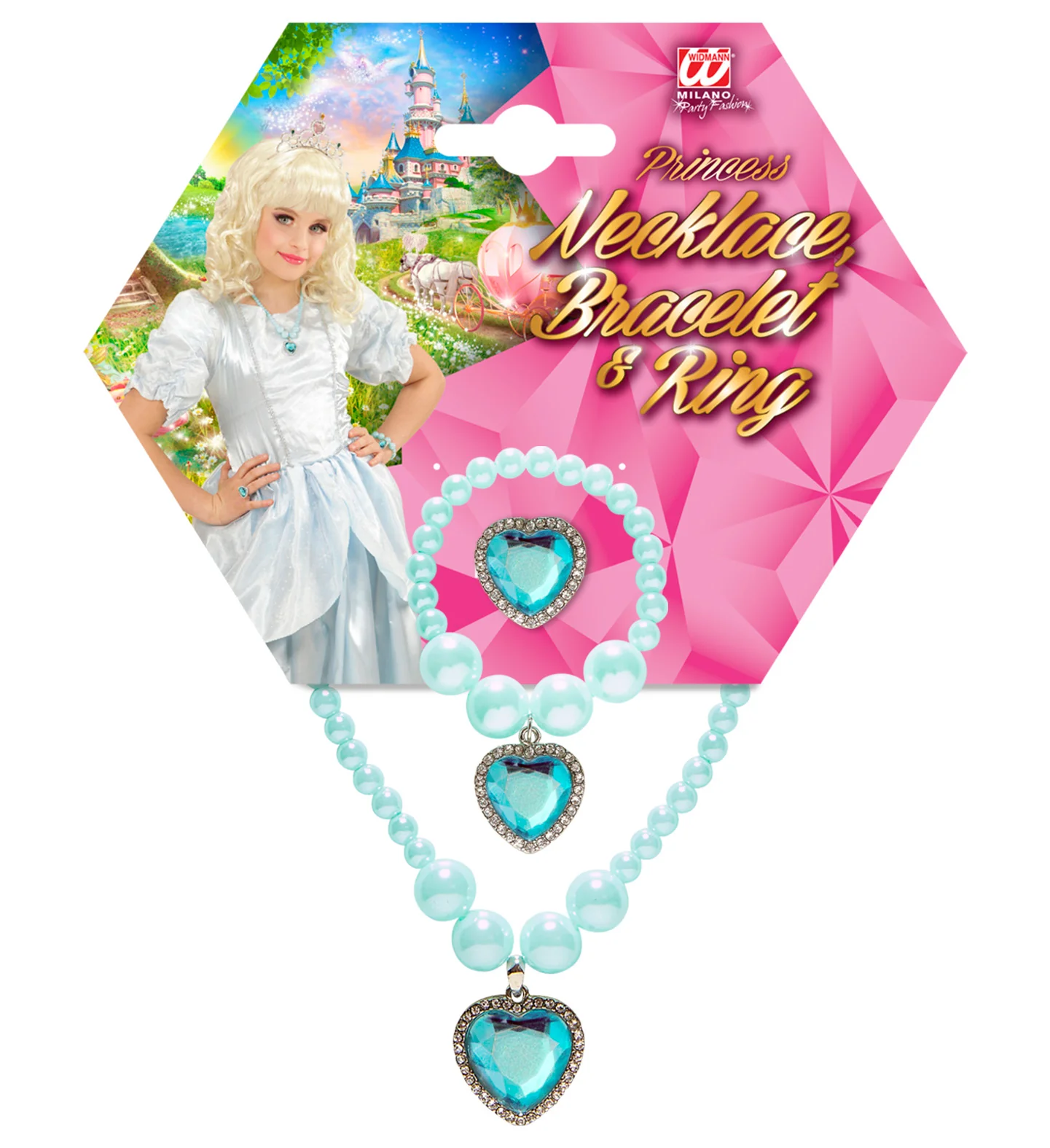 Sieraden set kinderen azuur blauw - Image 4